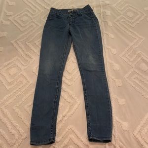 Highway Jeans, size 1 adult (not size 2), medium blue. No holes or rips